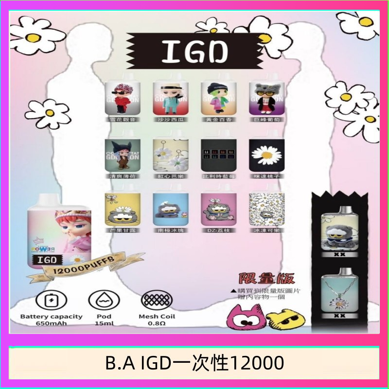 B.A IGD12000口 電子煙